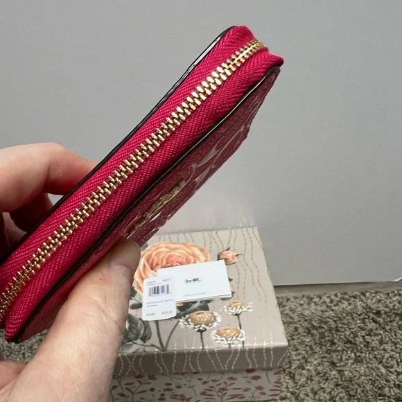 Coach Neon Pink Wallet - Picture 6 of 11